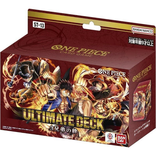 BANDAI One Piece Card Game The Three Brothers Ultimate Deck ST-13 TCG JAPAN